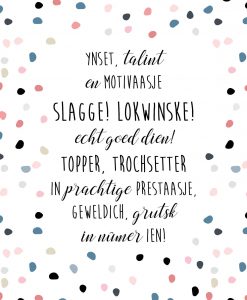 ynset, talint en motivaasje