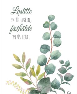 Kondoleânsjekaart: Loslitte yn ús libben