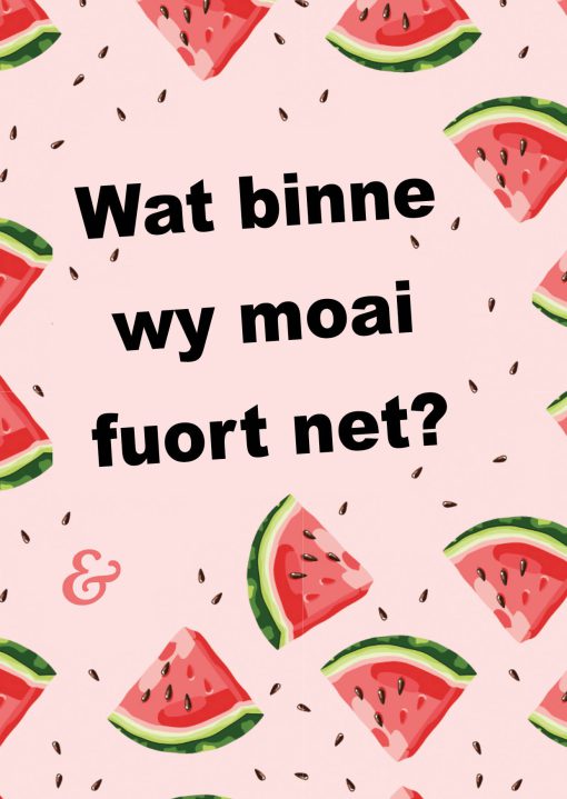Kaart: Wat binne wy moai fuort net?