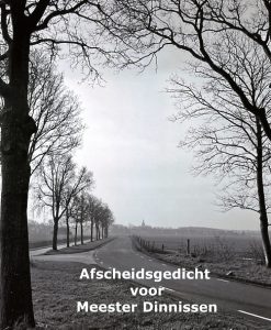 Afscheidsgedicht voor Meester Dinnissen