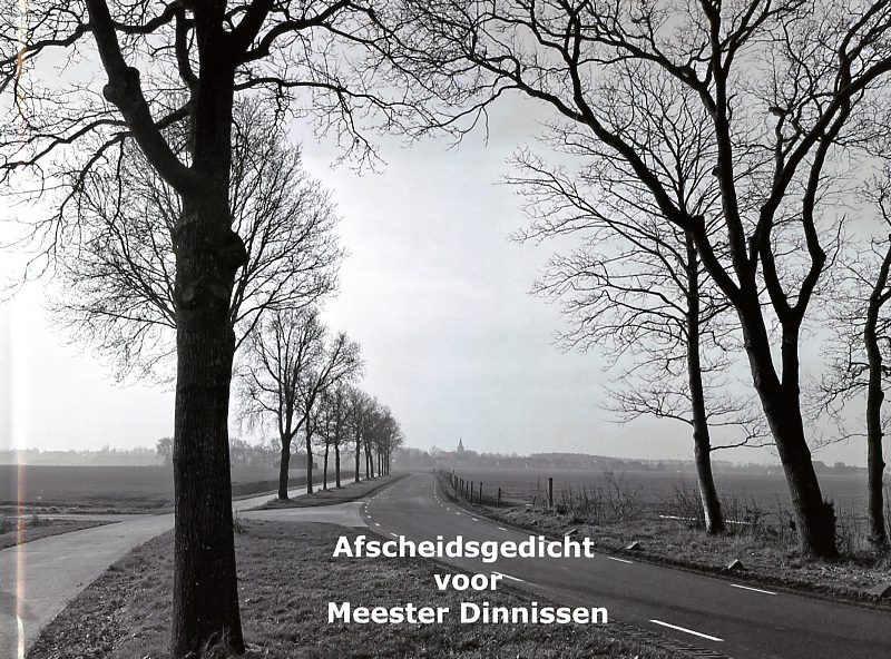 Afscheidsgedicht voor Meester Dinnissen